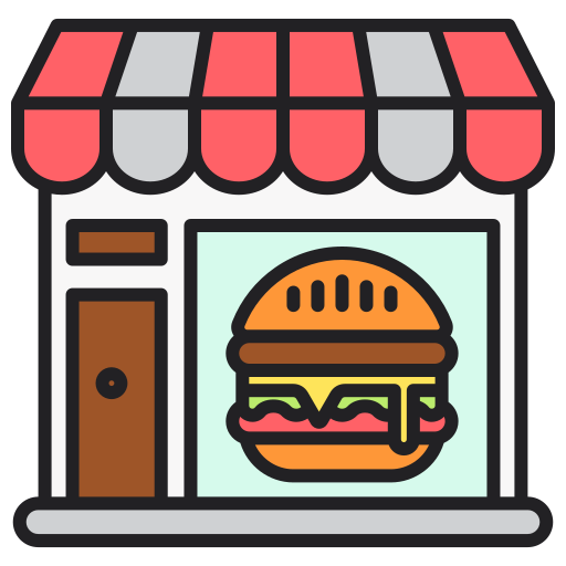 Burger shops icon